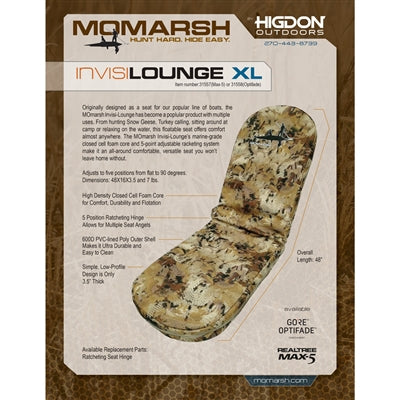 MOmarsh Invisi-Lounge XL