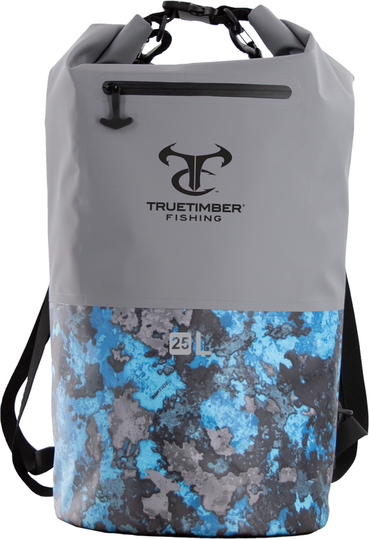 25L Round Dry Bag - December Sky/RipTide