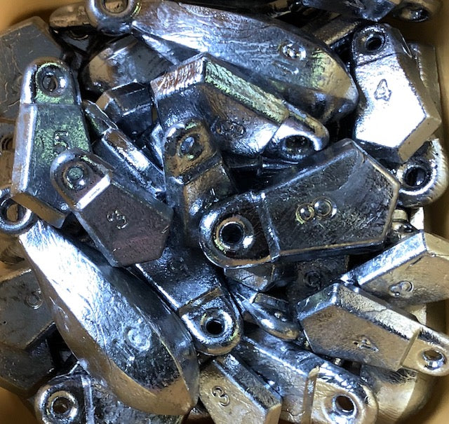 FLAT BANK SINKER - 3 to 8oz