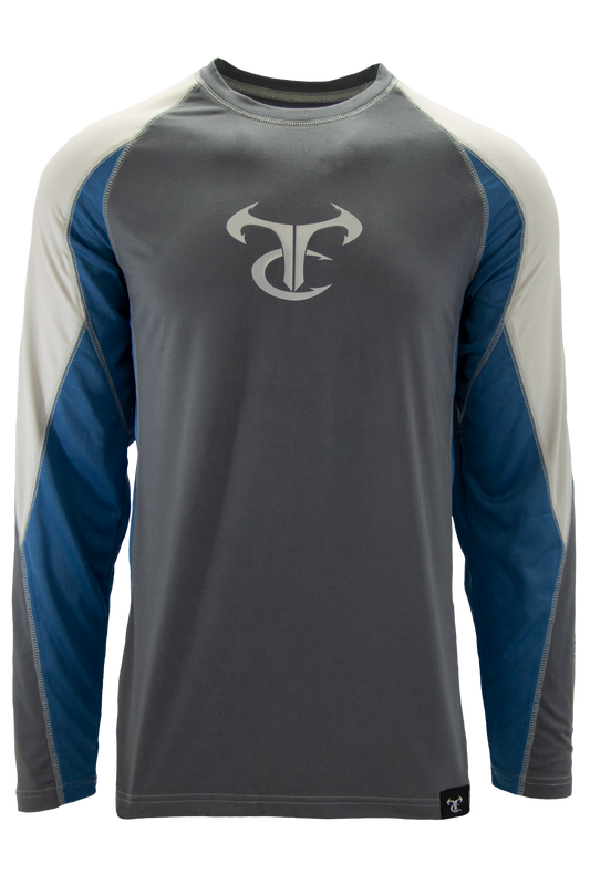 SandShoal LS Crew - Cool Gray / Vapor Blue / Stellar