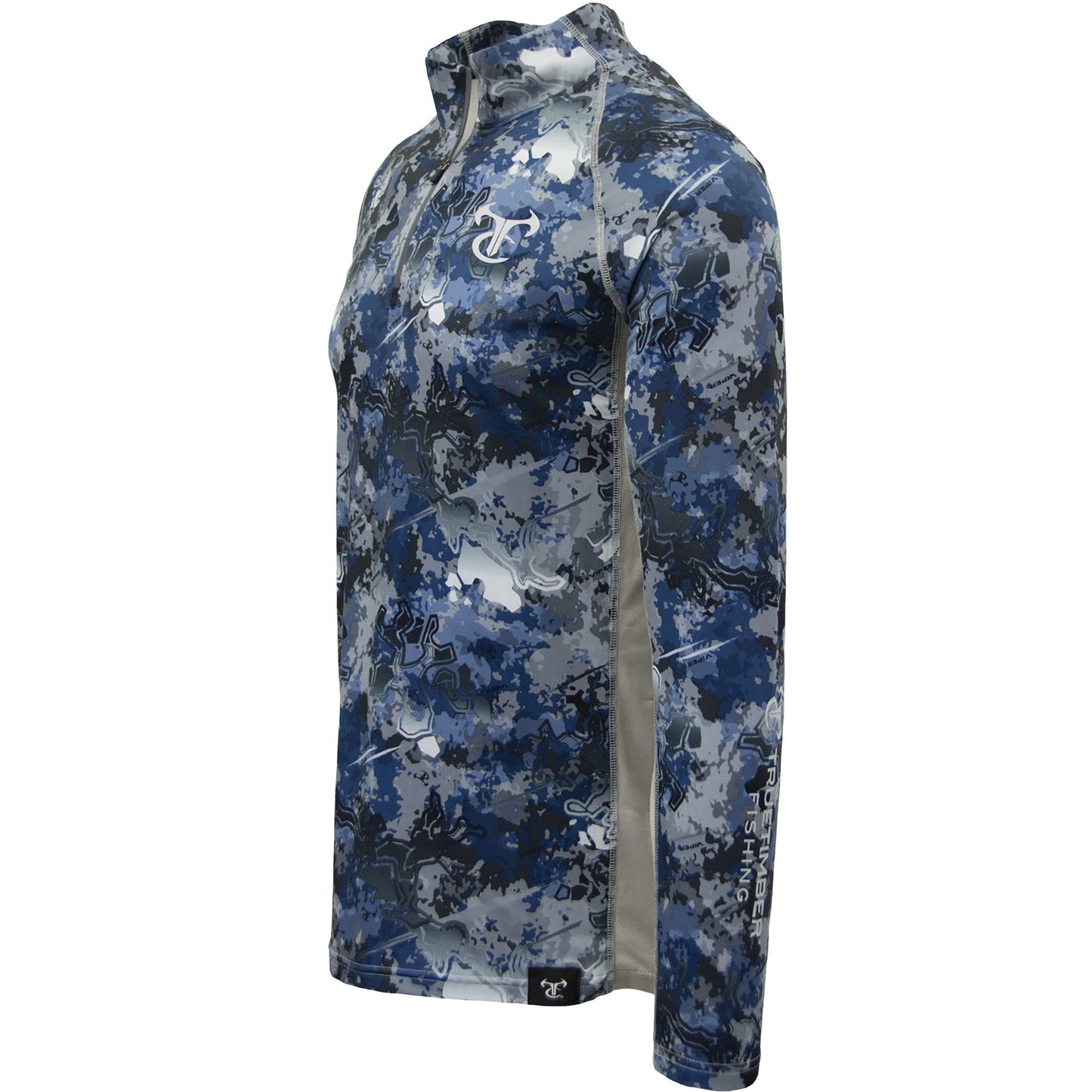 DeepLedge 1/4 Zip - Viper Aqua / Drizzle