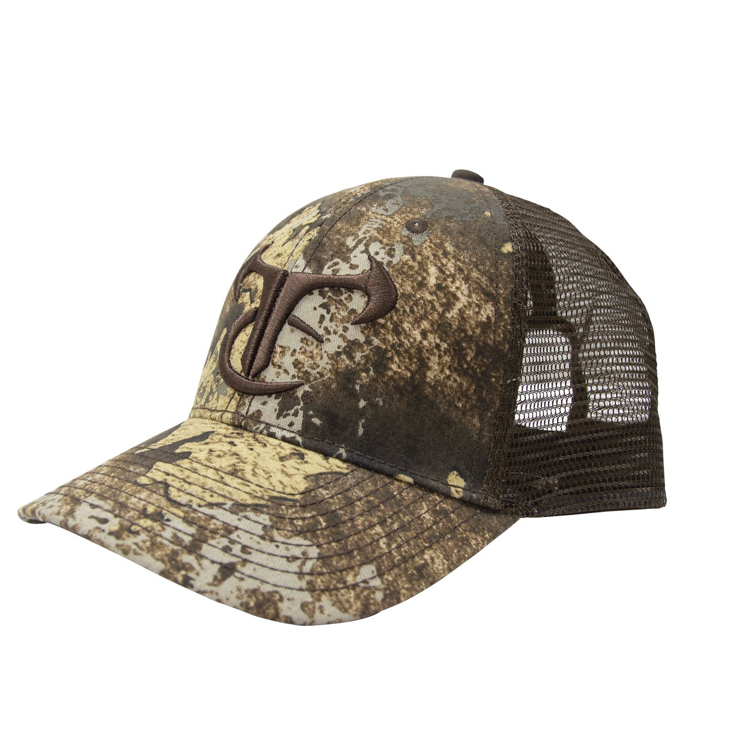 Prairie TrueTimber Logo Ball Cap w/ Brown Mesh Snap Back