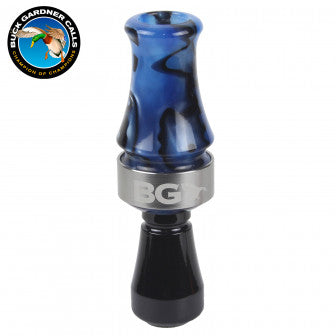 Buck Gardner Custom Swirl Double Reed Acrylic/Poly Duck Call
