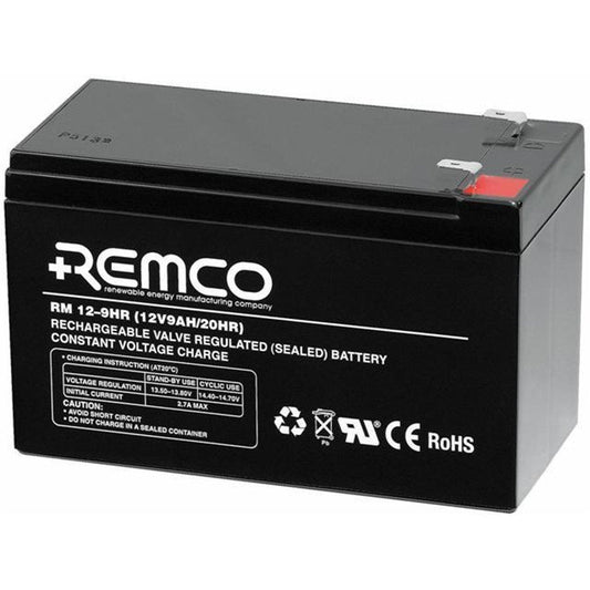 Remco RM12-9HR AGM Sealed Lead Acid Battery