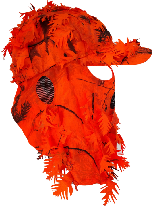 Realtree AP | 3D Leafy Hat and Blaze Front Face Mask (60 cm Adjustable)