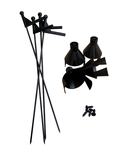 Duck and Goose Stakes + Cone 4 pack from Hayday Decoys