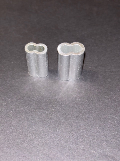 Crimps 2.5mm & 3mm by 17mm Long