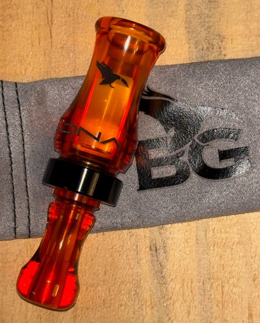"DNA" DOUBLE REED ACRYLIC DUCK CALL (BUCK GARDNER)