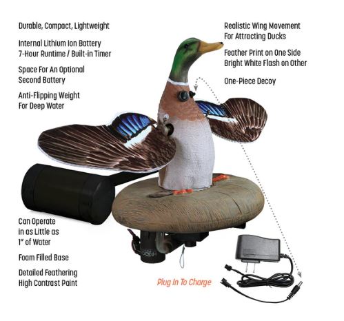 XS Splashing-Flasher, Mallard Drake 12V (with timer)