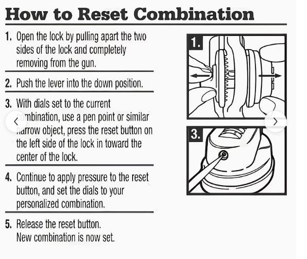 Trigger Locks Digit Combination