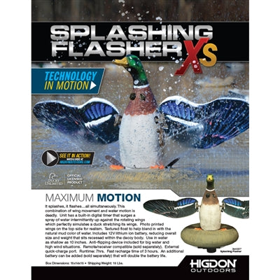 XS Splashing-Flasher, Mallard Drake 12V (with timer)