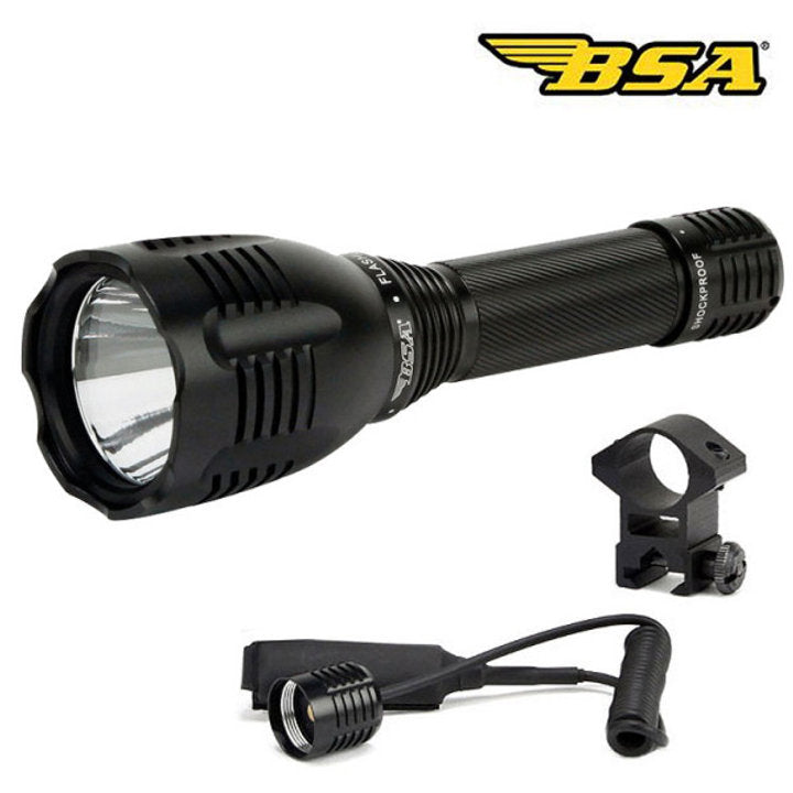 BSA Optics 160 Lumen LED Tactical Flashlight w/ Mount