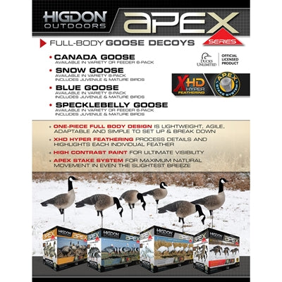 APEX Full-Size Full-Body Variety Pk, Canada (6pk)