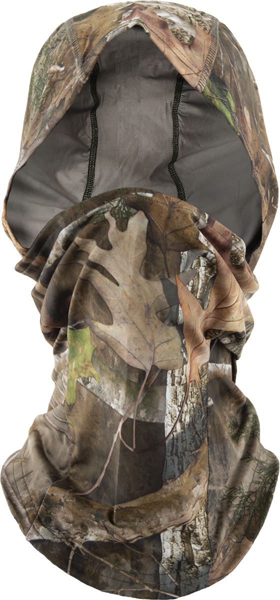 Mossy Oak NWTF Obsession 3D Leafy Camo Bucket Hat with Face Mask | QuikCamo