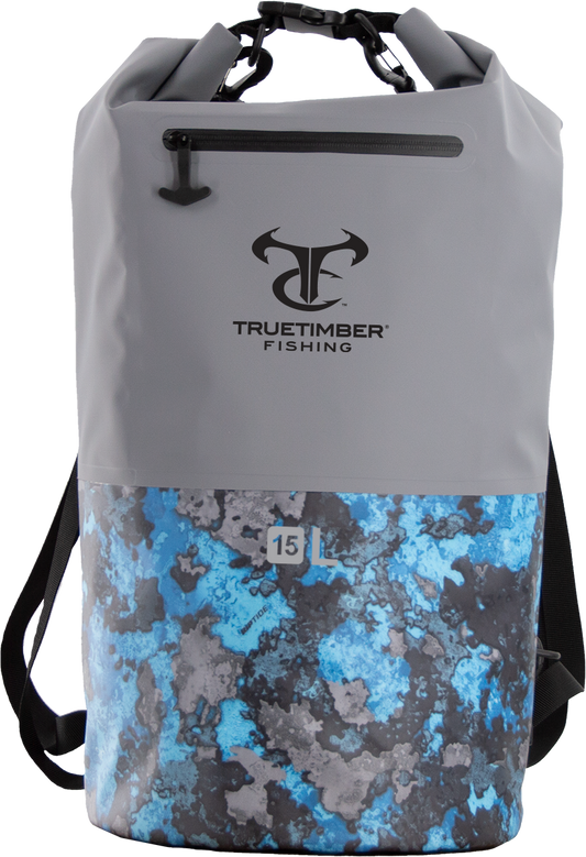 15L Round DryBag - December Sky/RipTide