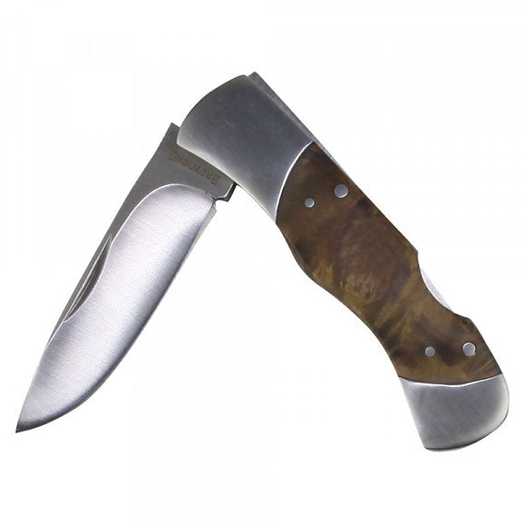 Browning Pursuit Burl Wood Folder Knife