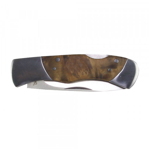 Browning Pursuit Burl Wood Folder Knife