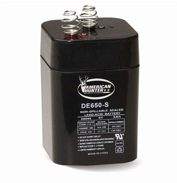 6 Volt 5 AMP HR Rechargeable Battery