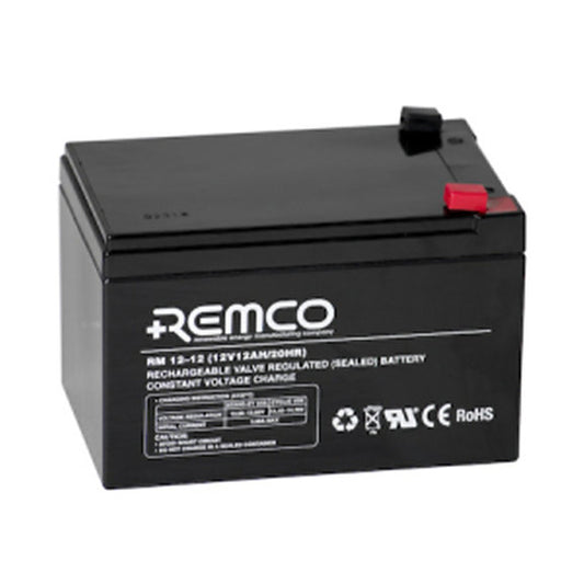 REMCO RM12-12 AGM Sealed lead acid battery 12V 12Ahr